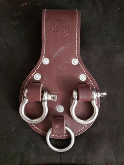Zeluga Leather Tool Belt Holster with Shackles