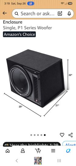 Rockford Fosgate Punch P1-1X12 Loaded 12" Subwoofer