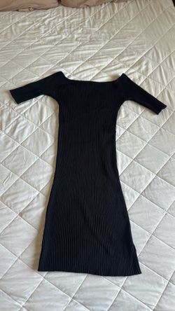 Black stretchy dress size large