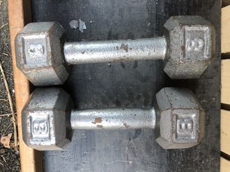 Hex weight dumbell 8 lbs exercise