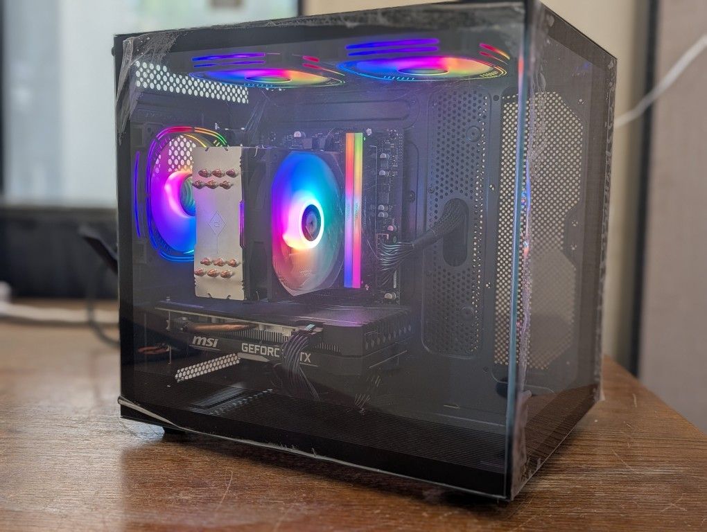 AMD Ryzen 5 4500 + Nvidia GTX 1660 Ti Low End RGB Gaming PC Desktop Computer 