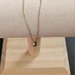 14k Gold Necklace 17 Inch