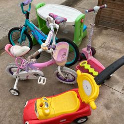 Bikes Various Toys Kids 