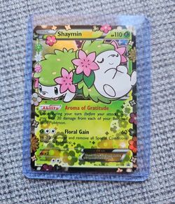 Pokemon Card Tcg Shaymin EX XY Black Star Promo Set
