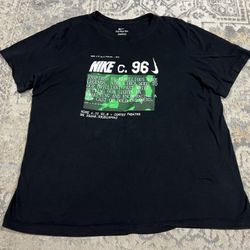 NIKE Sportswear Rebellion Tee MEN'S BLACK T-SHIRT Size L  