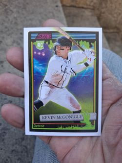2026 Panini Score-A-Treat Kevin McGonigle "Rookie Card" (#153) Detroit Tigers. (Green Slime) Near Mint/Mint Condition.