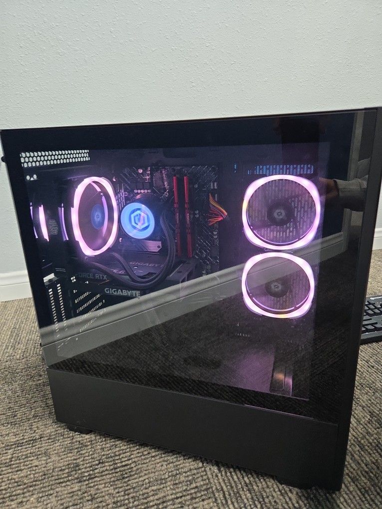 Cyberpowerpc Gaming Tower Gaming Mouse and Gaming  Keyboard 