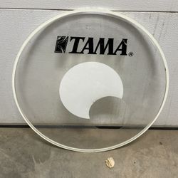 Tama 22” White Dot Ported Drum Head 