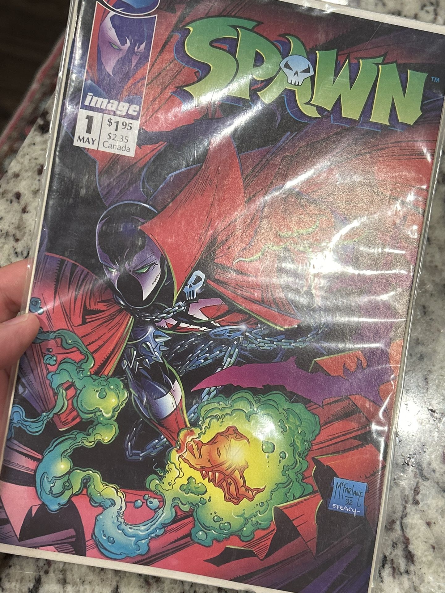 Spawn number 1, First Print Edition 