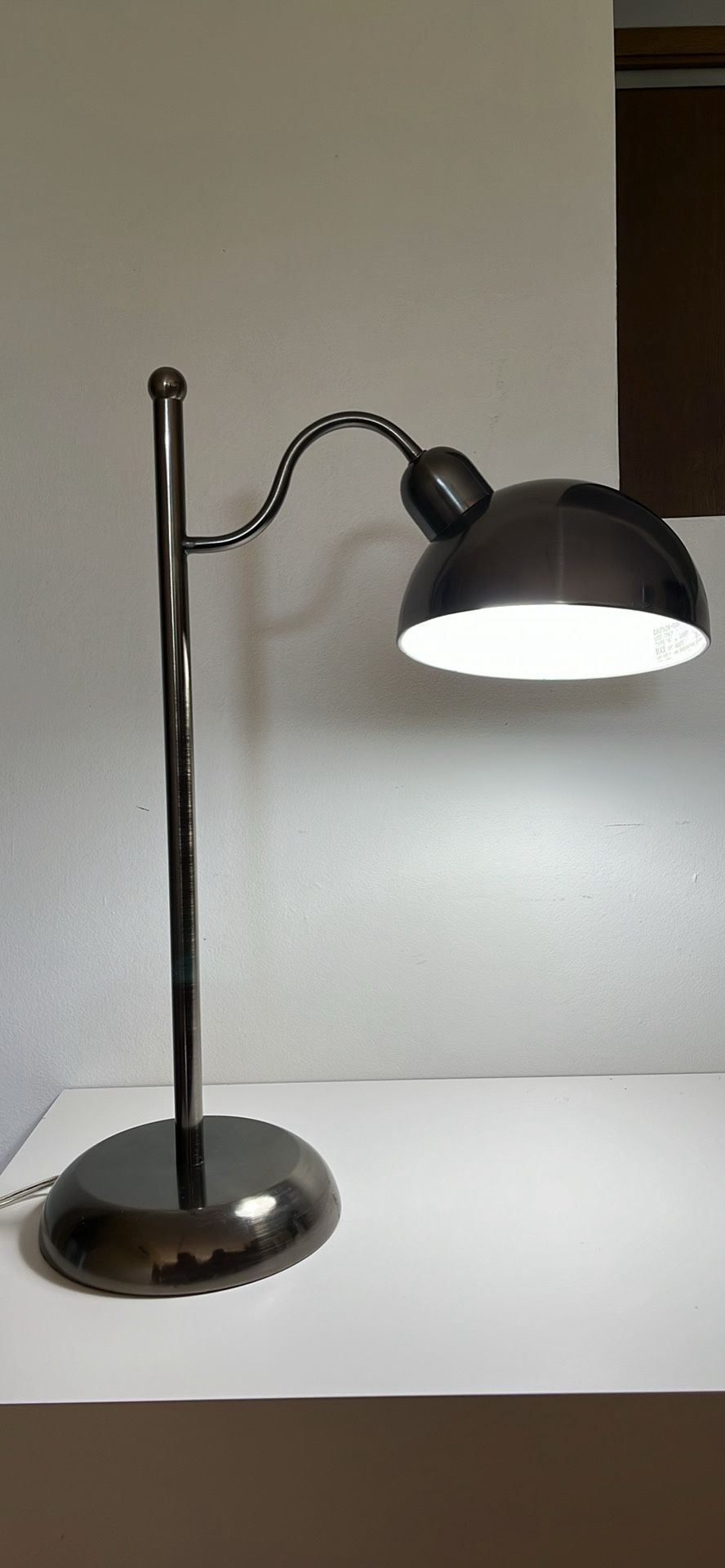 Mid-Century Modern Solid Stainless Lamp