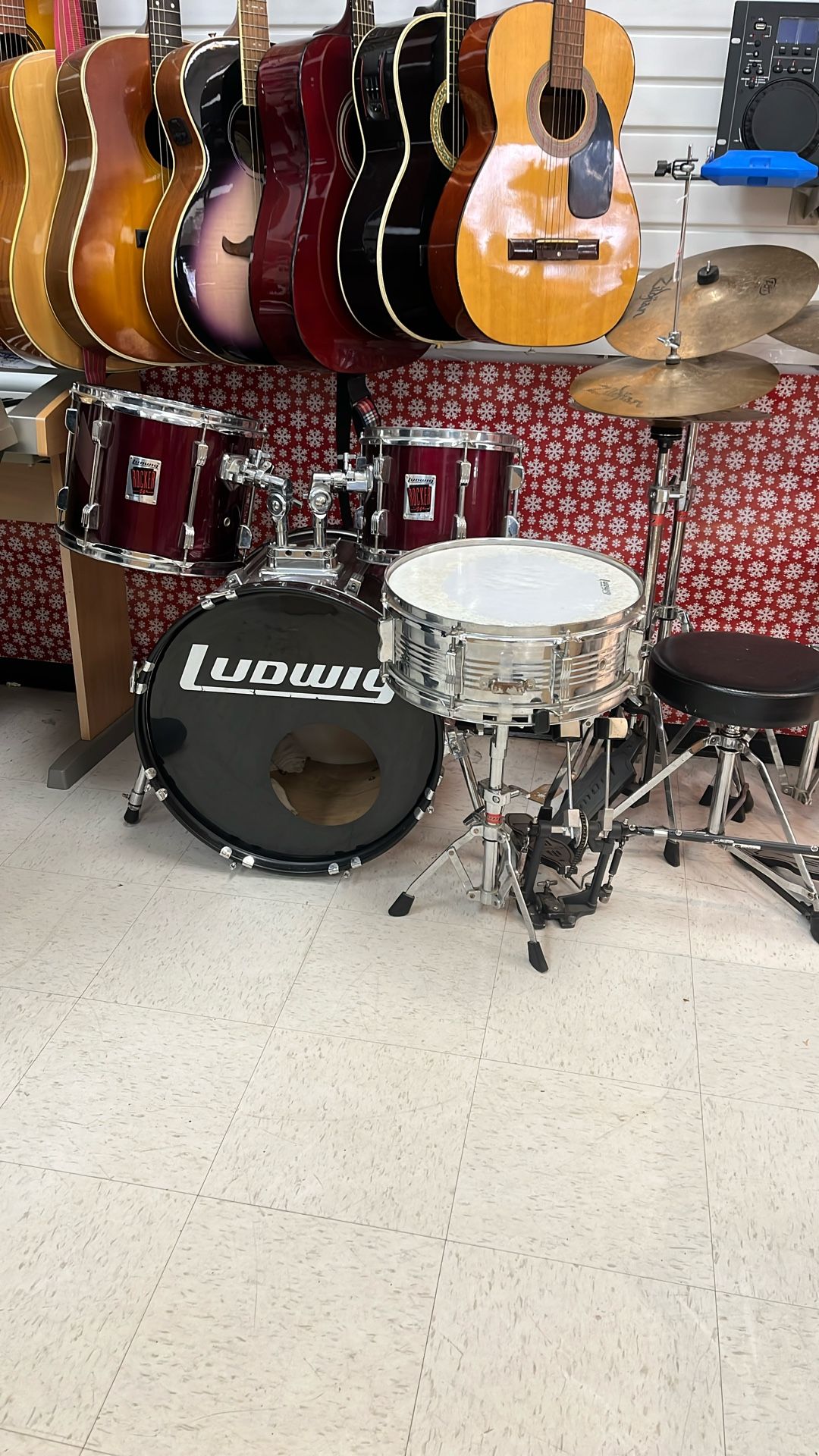 Ludwig Rocker Drum Set 
