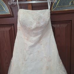 David's BRIDAL wedding Dress With Veil