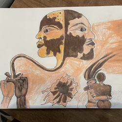 ######Caran De Ache Wax Color Drawing####