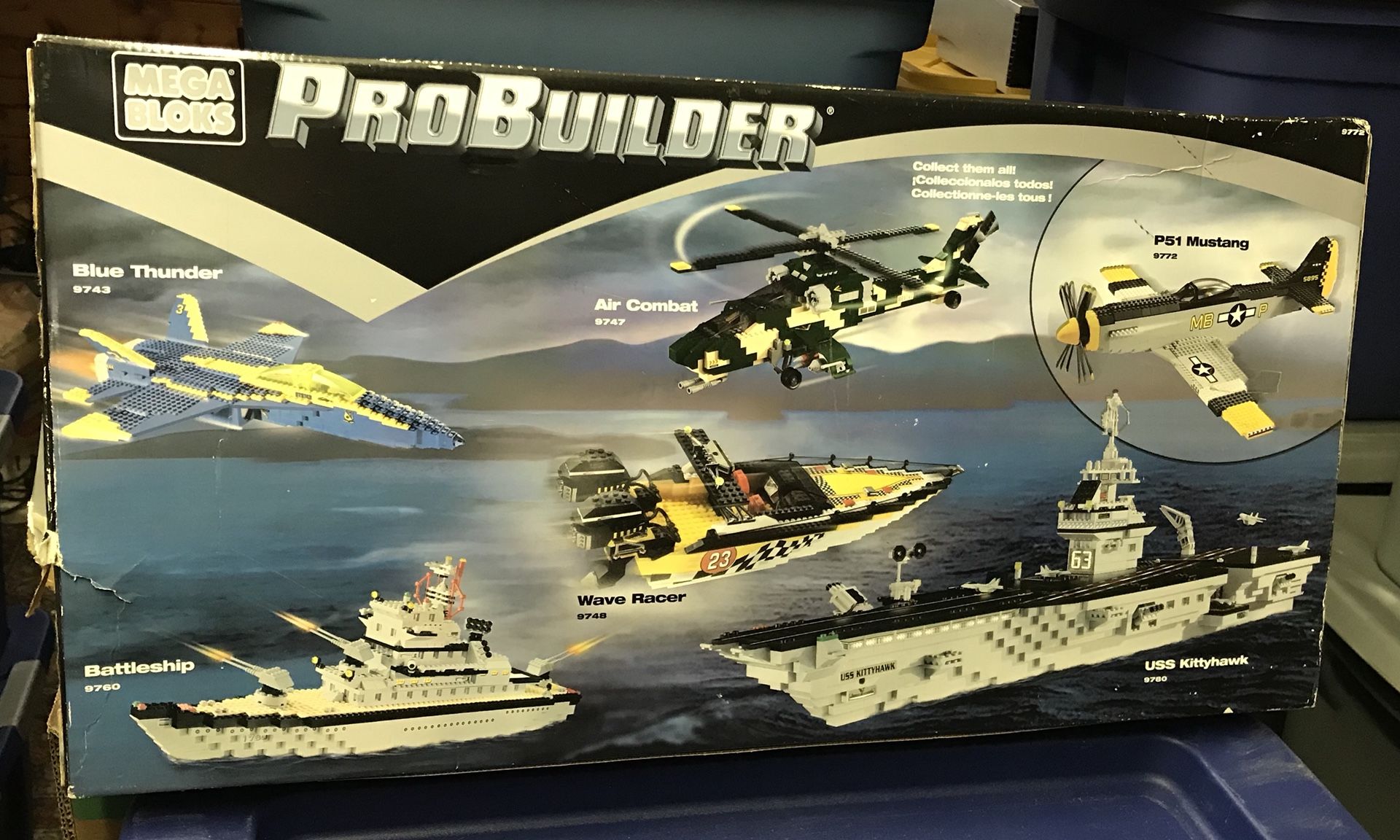 NEW Mega Bloks Probuilder P 51 Mustang airplane 985 pieces block