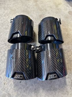 BMW carbon exhaust tips