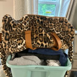 Leopard Duffle Bag 