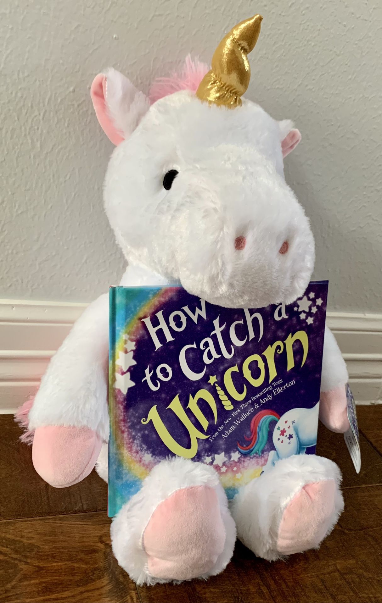 Unicorn Book & Stuffed Animal - $15