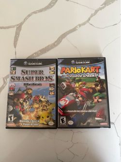 Super Smash Bros Melee & Mario Kart Double Dash GameCube