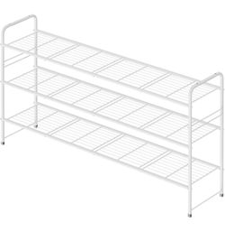 Like new metal 3 tiers shoe rack