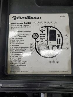 Fuel Pressure Test Kit  / Automotive Tools