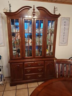 China Cabinet Solid Wood