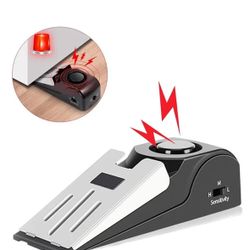 120 Decibel Door Stop Alarm Portable Home Security Wireless Alert Wedge