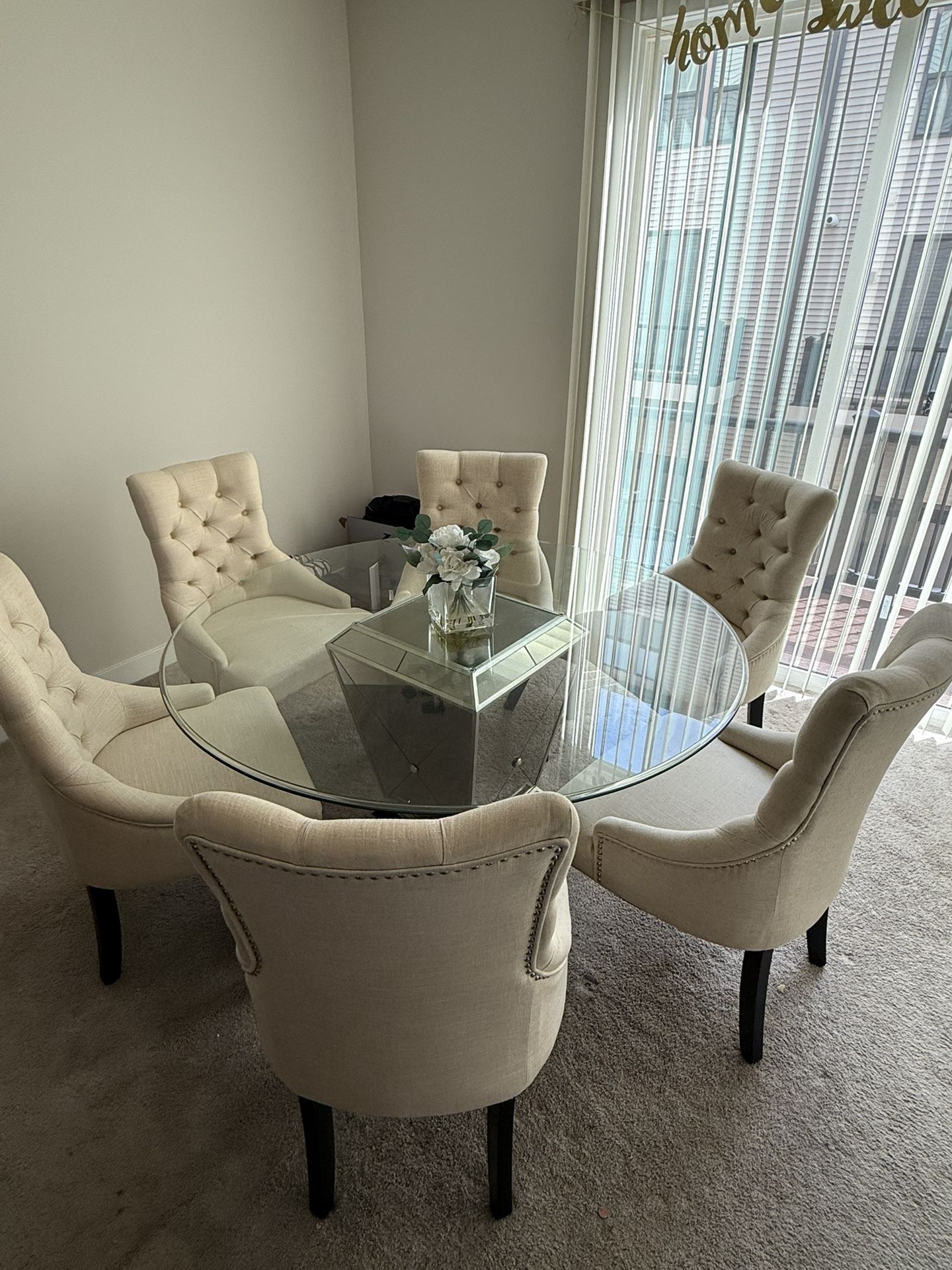 Modern 6 Person Dining Room Table