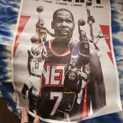 Team Durant Canvas Basketball Art poster