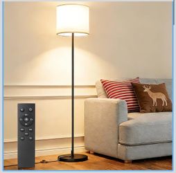 Dimmable Floor Lamp 60” with Remote & Foot Switch – Brand New