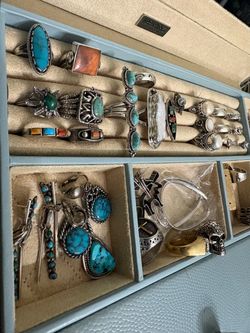 Native American Silver & Turquoise Jewelry Collection