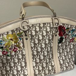 Dior Floral Trotter Tote