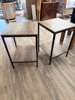 Two Nightstand Tables
