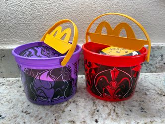 Disney Villains McDonalds Boo Buckets