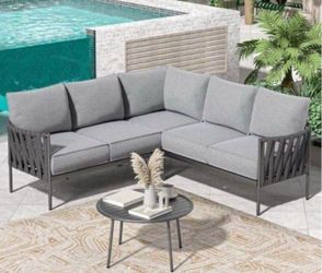 Brand new patio outdoor furniture set patio sofa patio couch outdoor furniture deep seating cushions 🆕☑️🚛🚎
