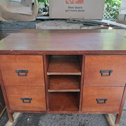 Oak Filing Cabinet
