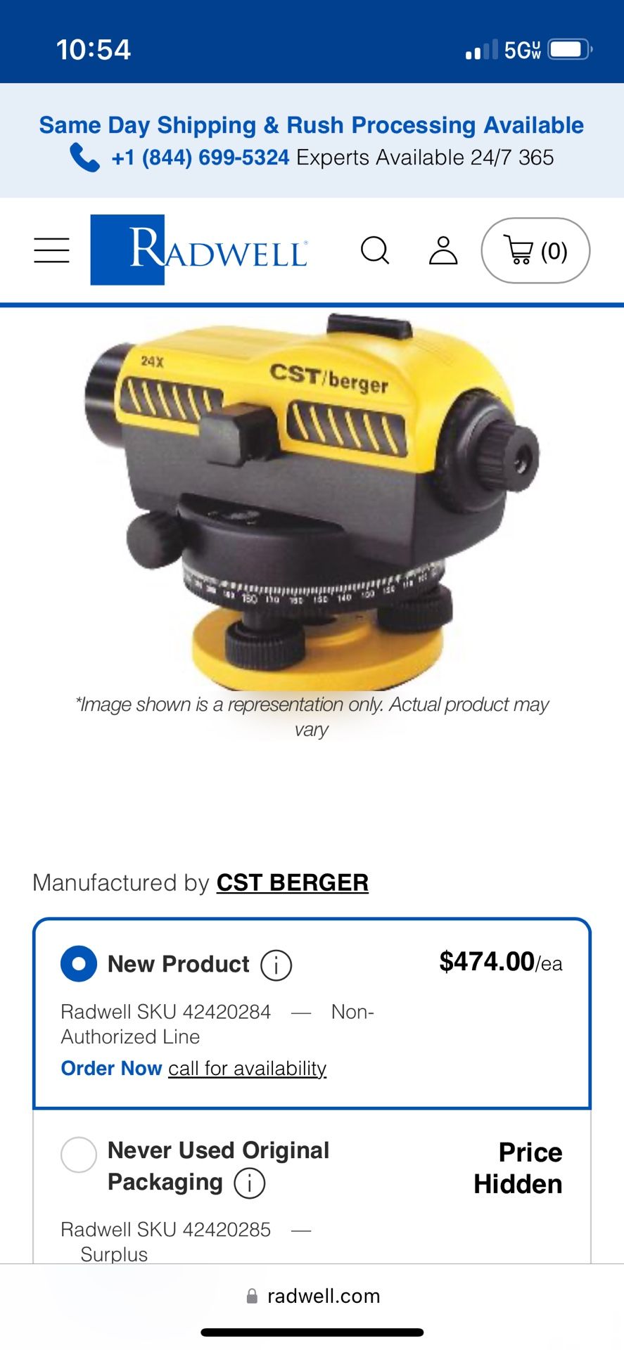 CST Berger Transit / Builders Lever