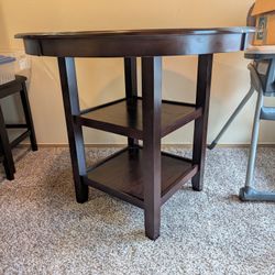 MOR Furniture - Espresso Dining Table Round