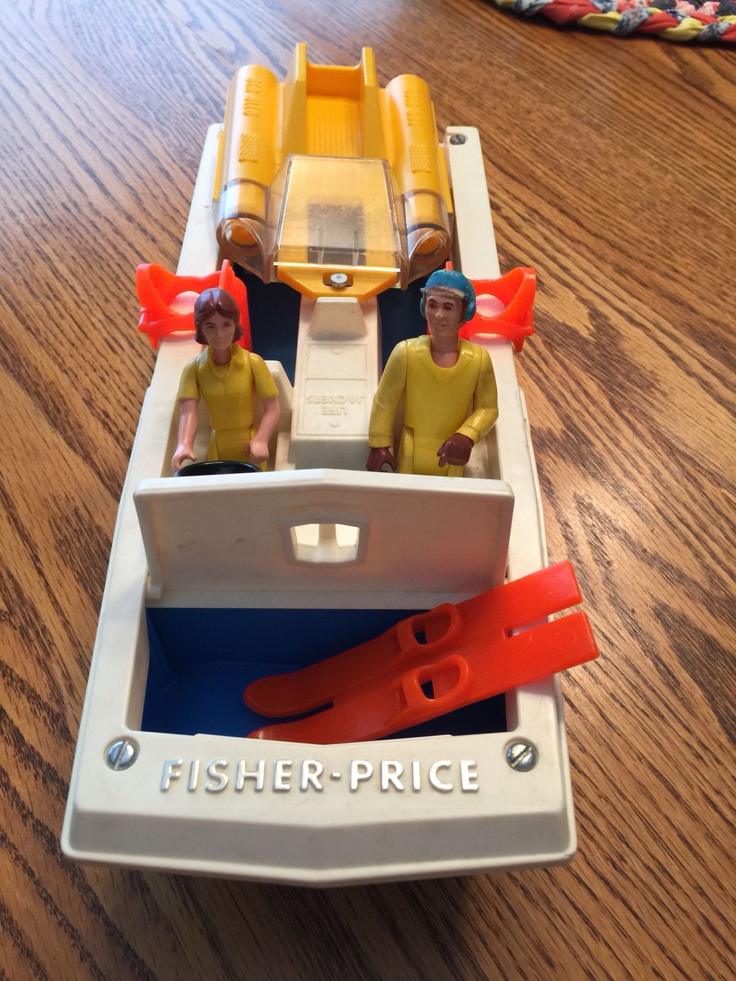 Vintage Boat and Accessories Fischer Price