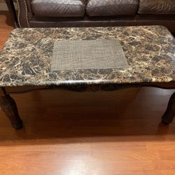 Coffee Table And End Tables Set 