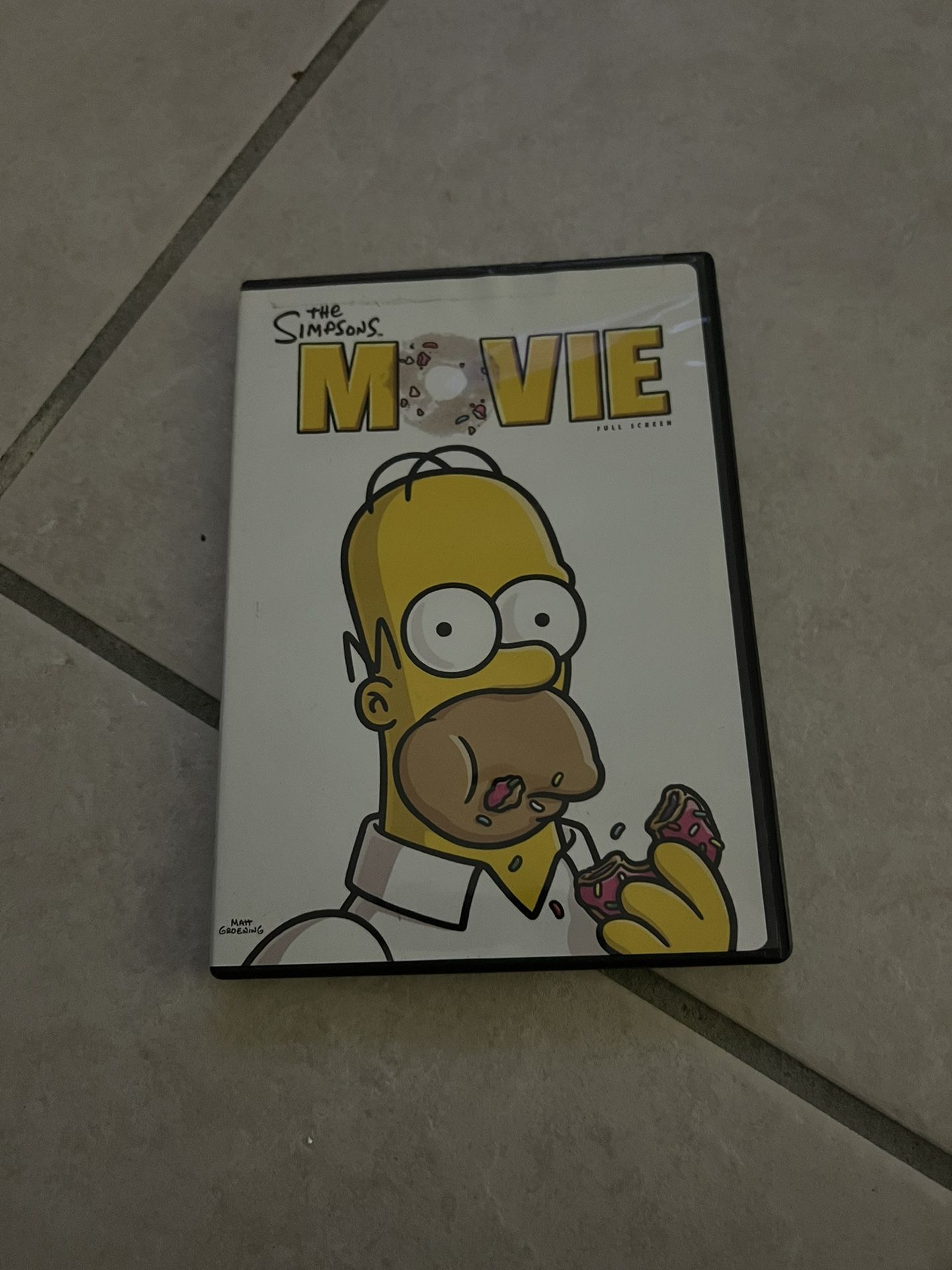 The Simpsons Movie dvd