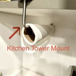 Stainless Steel Kitchen Towel Holder l Kitchen Towel Rack $2 (Beaverton pickup)