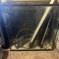 45 Gal Fish Tank With Stand And More 