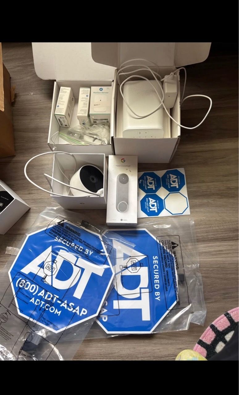 Google nest camera Google ring camera Smart home pub Window sensors ADT ...