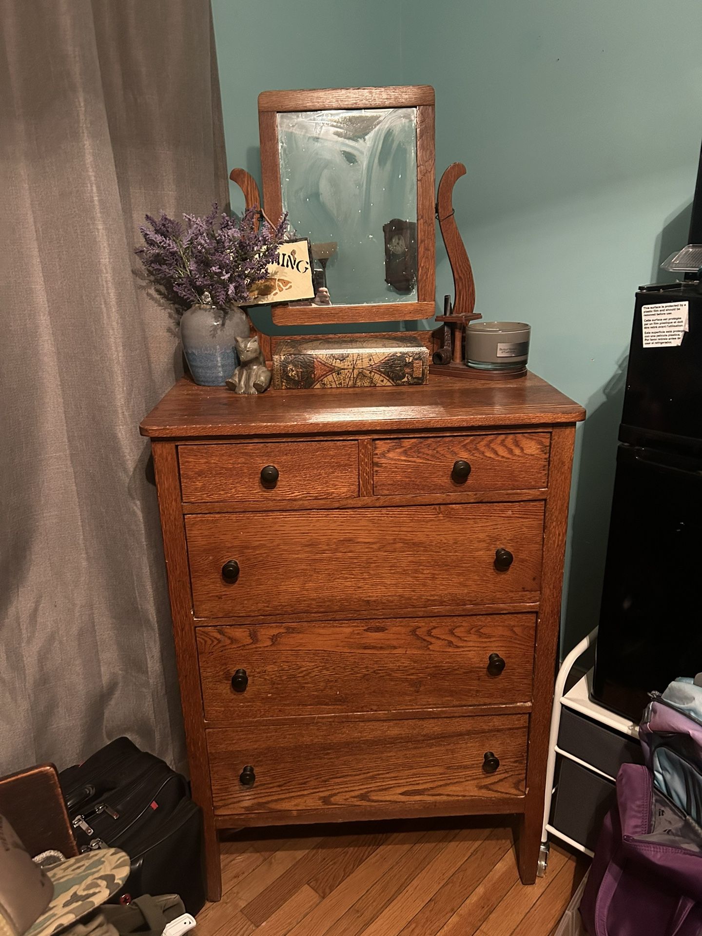 Older Nice Dresser With Mirror