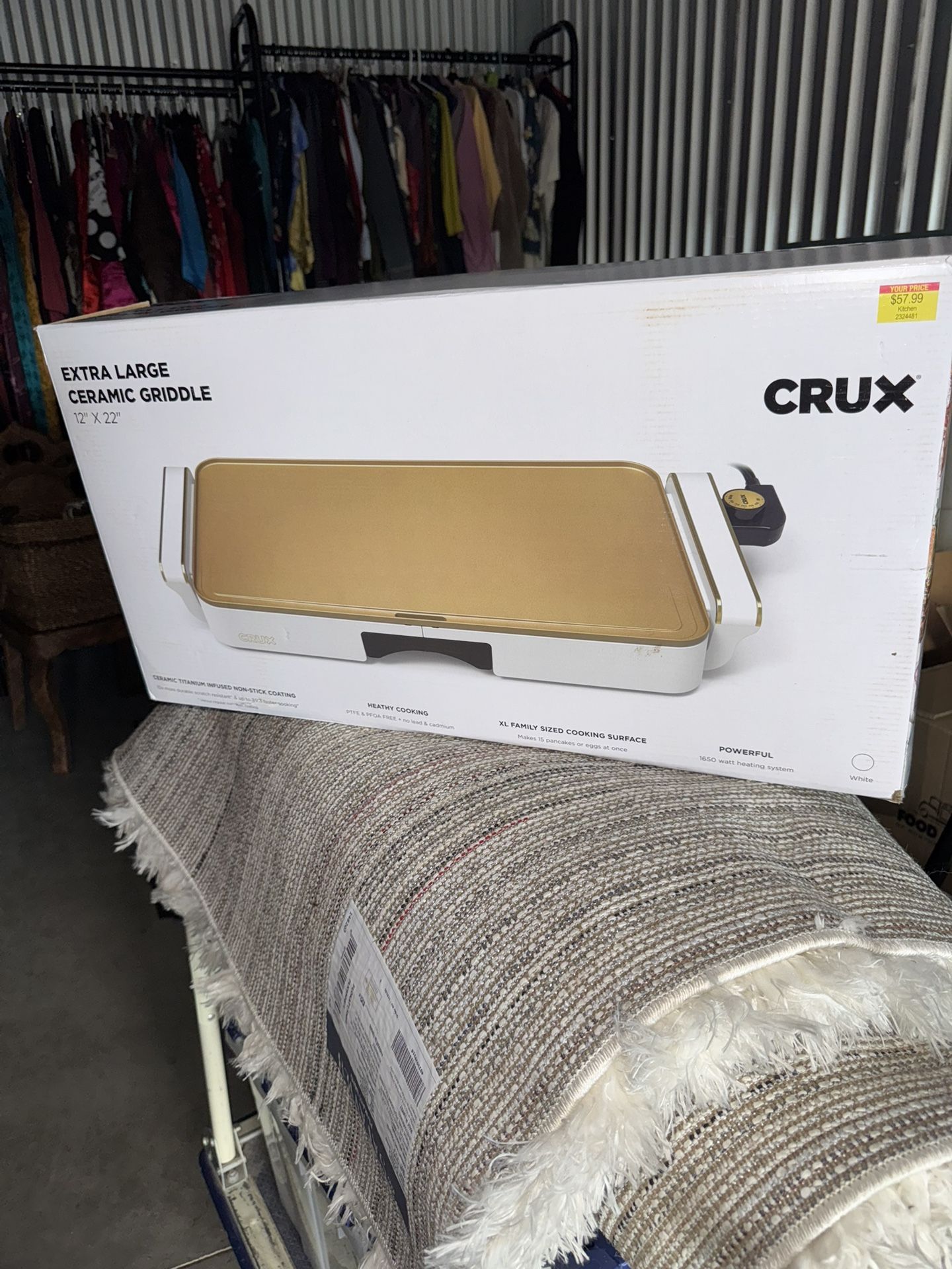 CRUX CERAMIC GRILL-never Opened
