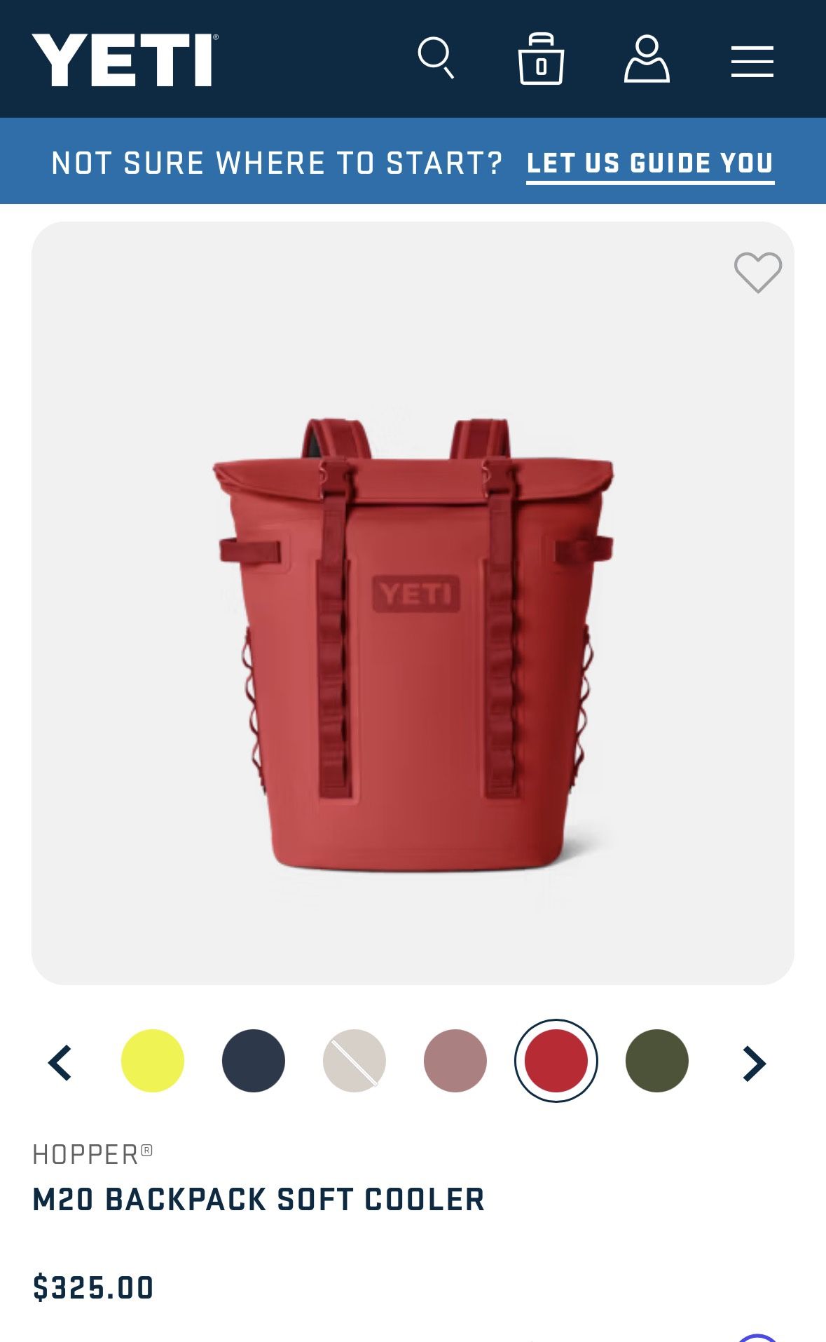 Yeti Backpack Cooler