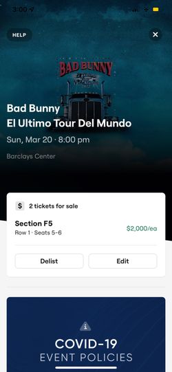 Bad bunny tickets For NYC