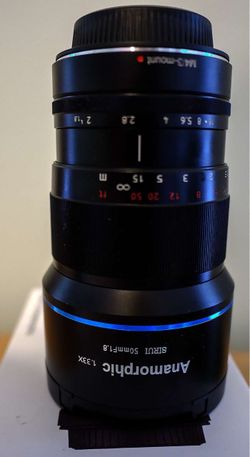 Sirui 50mm f/1.8 Anamorphic 1.33x Lens MFT