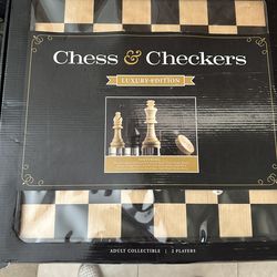 Chess Board with sliding storage door