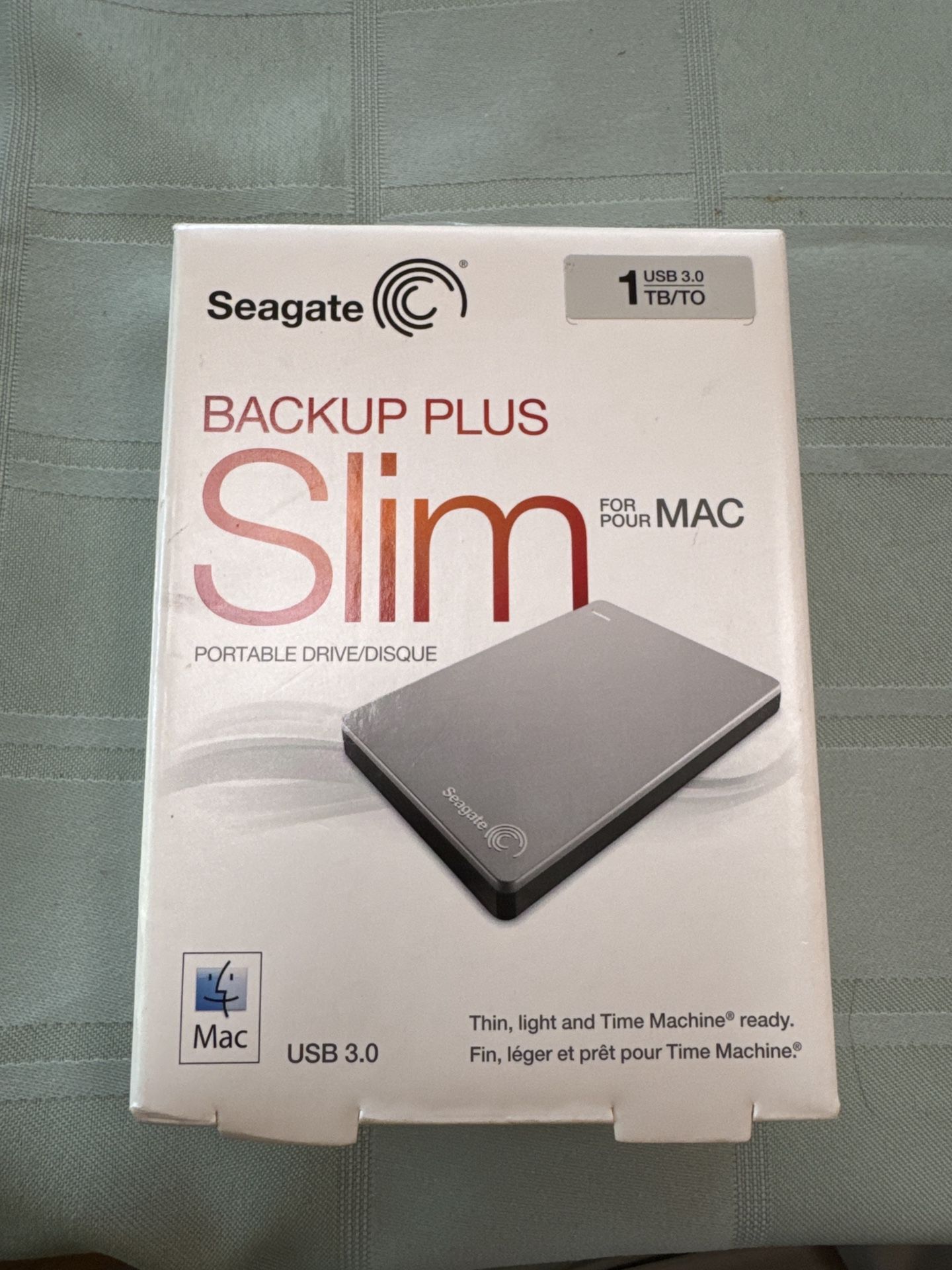 Seagate Backup Plus Slim – 1TB External Hard Drive (USB 3.0) – Brand New!